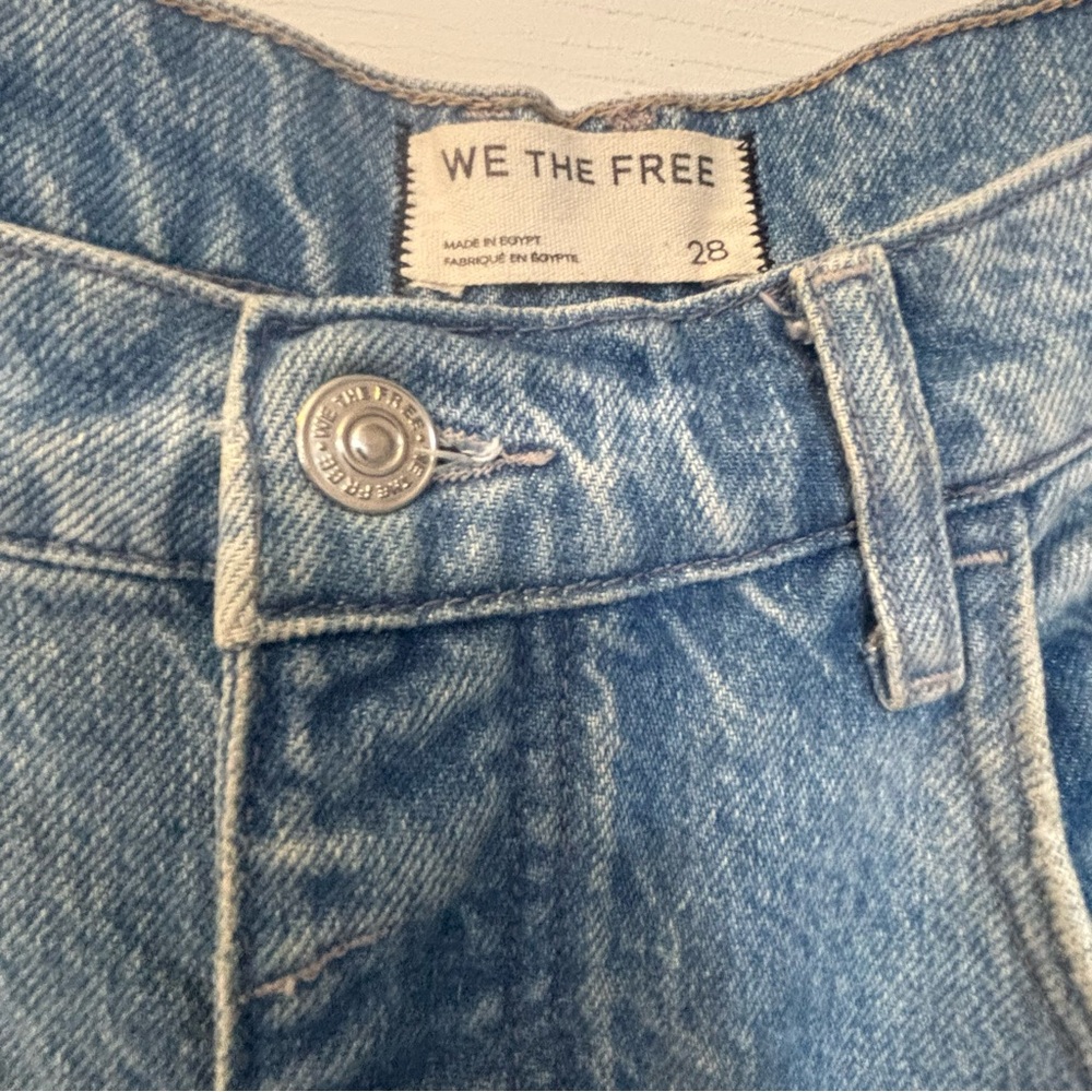 We The Free High-Rise Light Blue Denim Jeans